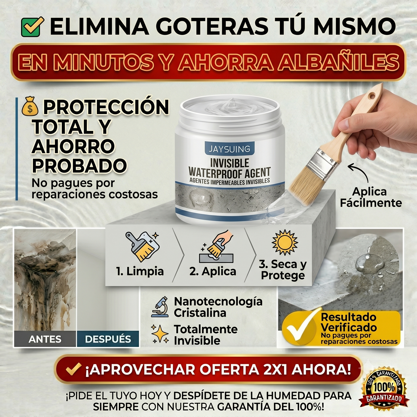 SELLADOR IMPERMEABILIZANTE TRANSPARENTE